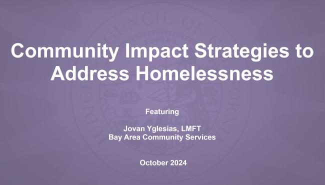 Community Impact Strategies