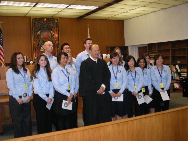 san diego justicecorps members and judge